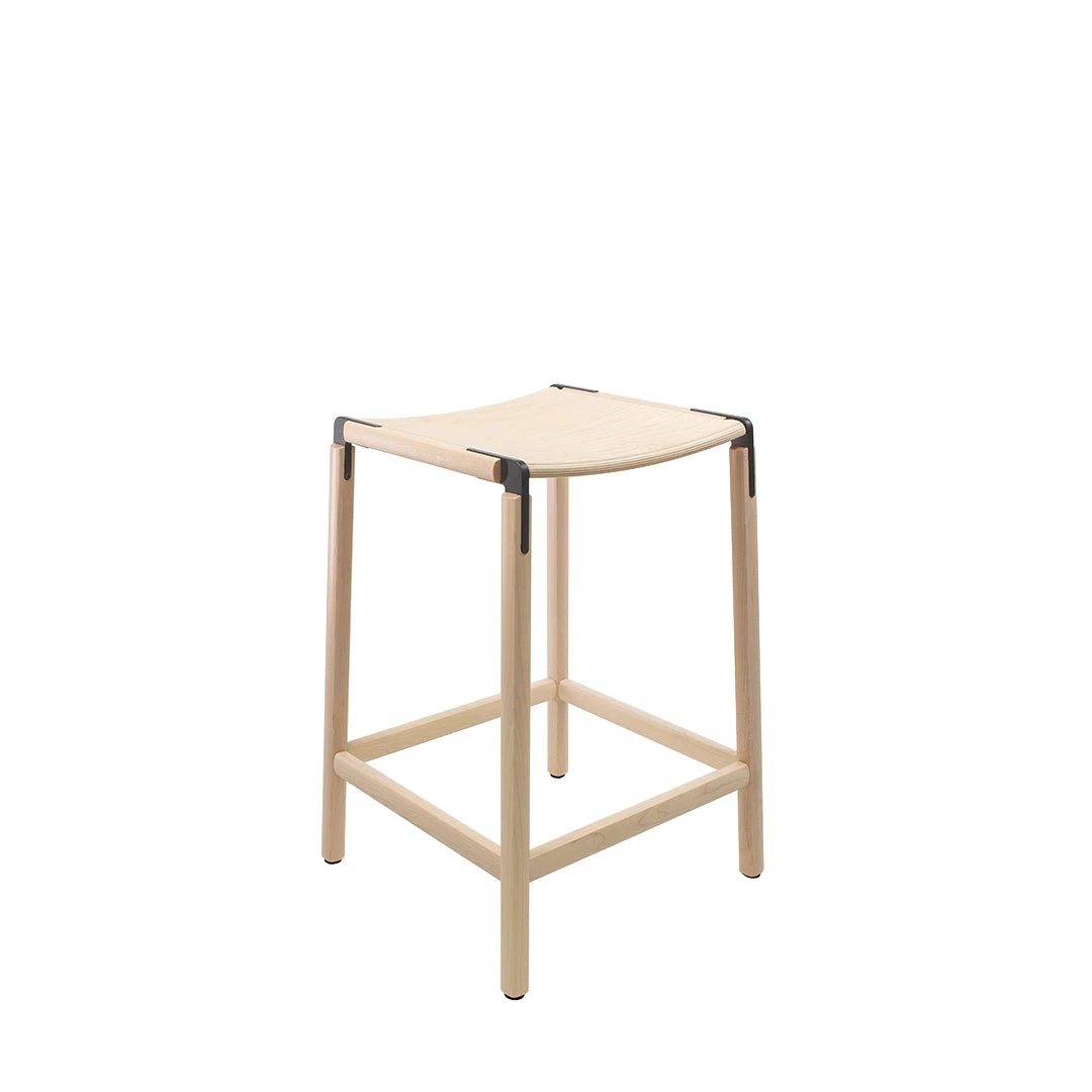 FYRN De Haro Backless Counter Stool Maple SEATING 6 FYRN De Haro Backless Counter Stool Maple SEATING