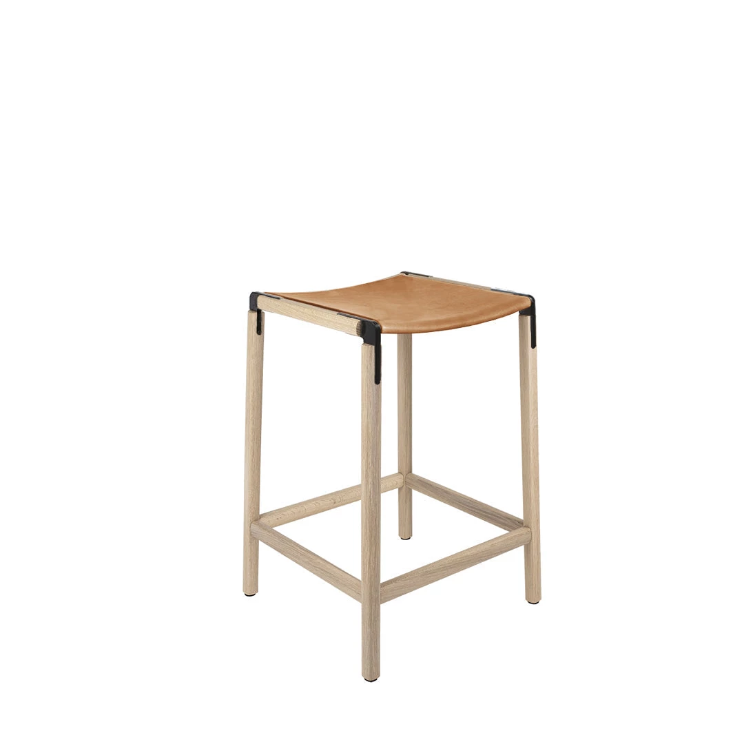 Fyrn SEATING De Haro - Natural Oak, Black, PVT Leather, Seat Only, Camel 3 Fyrn SEATING De Haro - Natural Oak, Black, PVT Leather, Seat Only, Camel