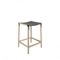 Fyrn De Haro - Natural Oak, Black, PVT Leather, Seat Only, Lava SEATING