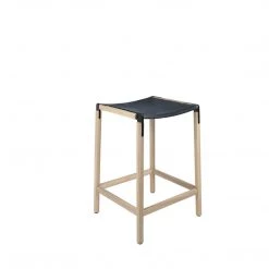 Fyrn De Haro - Natural Oak, Black, SN Leather, Seat Only, Night