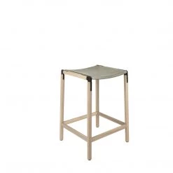 Fyrn SEATING De Haro - Natural Oak, Black, SN Leather, Seat Only, Stone