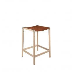 Fyrn De Haro - Natural Oak, Copper Bronze, SN Leather, Seat Only, Rust SEATING