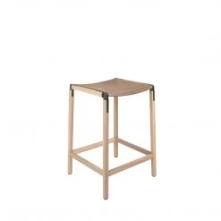 Fyrn De Haro - Natural Oak, Graphite, SN Leather, Seat Only, Sand SEATING