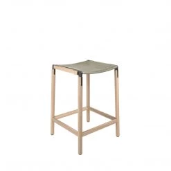 Fyrn De Haro - Natural Oak, Graphite, SN Leather, Seat Only, Stone SEATING