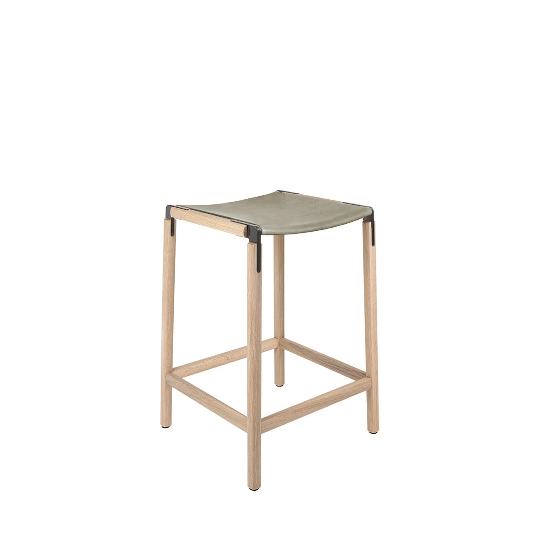 Fyrn De Haro - Natural Oak, Graphite, SN Leather, Seat Only, Stone SEATING 3 Fyrn De Haro - Natural Oak, Graphite, SN Leather, Seat Only, Stone SEATING