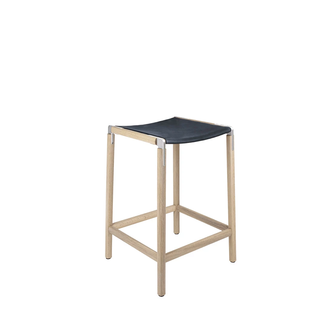 Fyrn De Haro - Natural Oak, Matte Silver, SN Leather, Seat Only, Night SEATING 3 Fyrn De Haro - Natural Oak, Matte Silver, SN Leather, Seat Only, Night SEATING