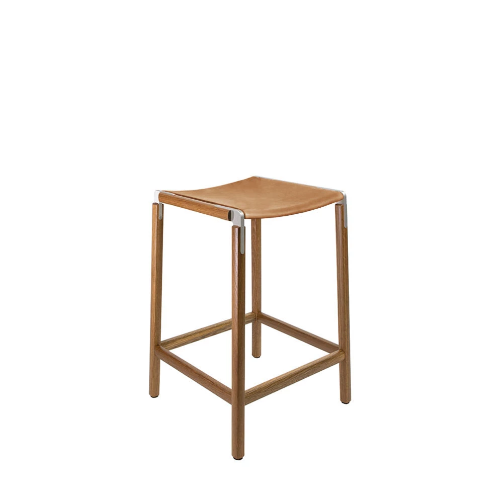 Fyrn SEATING De Haro - Oxidized Oak, Matte Silver, SN Leather, Seat Only, Camel 3 Fyrn SEATING De Haro - Oxidized Oak, Matte Silver, SN Leather, Seat Only, Camel