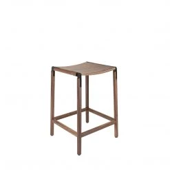 FYRN SEATING De Haro Backless Counter Stool Black Walnut