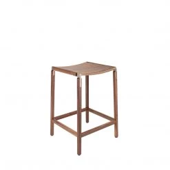 FYRN SEATING De Haro Backless Counter Stool Black Walnut