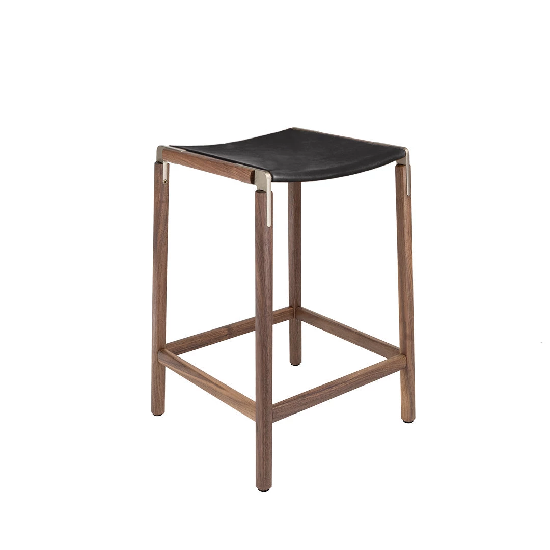 Fyrn De Haro - Black Walnut, Copper Bronze, PVT Leather, Seat Only, Coal 3 Fyrn De Haro - Black Walnut, Copper Bronze, PVT Leather, Seat Only, Coal