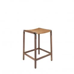 Fyrn De Haro - Black Walnut, Graphite, PVT Leather, Seat Only, Camel