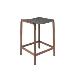 Fyrn De Haro - Black Walnut, Graphite, PVT Leather, Seat Only, Lava SEATING