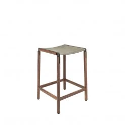 Fyrn De Haro - Black Walnut, Graphite, SN Leather, Seat Only, Stone