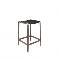 Fyrn De Haro - Black Walnut, Matte Silver, SN Leather, Seat Only, Coal SEATING