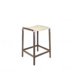 Fyrn De Haro - Black Walnut, Matte Silver, SN Leather, Seat Only, Ivory