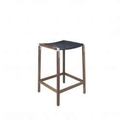 Fyrn De Haro - Black Walnut, Matte Silver, PVT Leather, Seat Only, Night