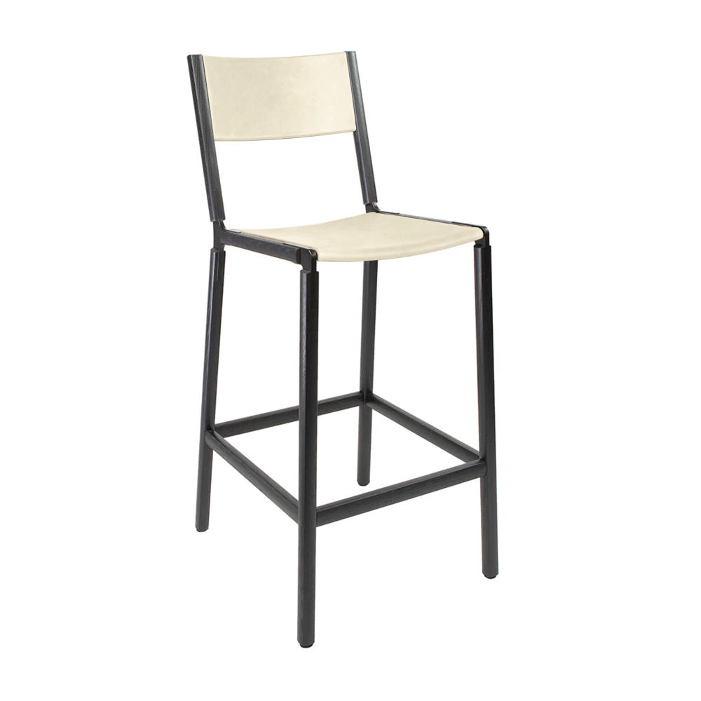 Fyrn Stanyan - Charcoal Black, Black, SN Leather, Seat And Back, Ivory SEATING 3 Fyrn Stanyan - Charcoal Black, Black, SN Leather, Seat And Back, Ivory SEATING