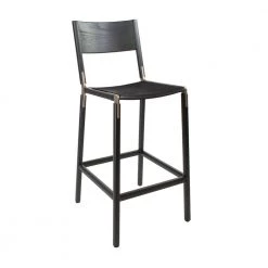 Fyrn Stanyan - Charcoal Black, Copper Bronze, PVT Leather, Seat Only, Coal SEATING