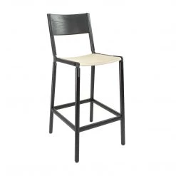 Fyrn Stanyan - Charcoal Black, Graphite, SN Leather, Seat Only, Ivory