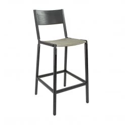 Fyrn Stanyan - Charcoal Black, Graphite, SN Leather, Seat Only, Stone SEATING