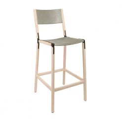 Fyrn SEATING Stanyan - Maple, Black, SN Leather, Seat And Back, Stone