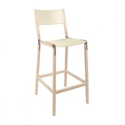 Fyrn SEATING Stanyan - Maple, Copper Bronze, SN Leather, Seat And Back, Ivory