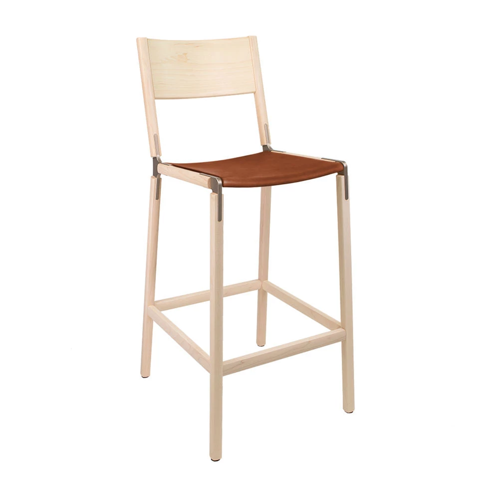 Fyrn SEATING Stanyan - Maple, Copper Bronze, PVT Leather, Seat Only, Rust 3 Fyrn SEATING Stanyan - Maple, Copper Bronze, PVT Leather, Seat Only, Rust