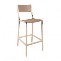 Fyrn SEATING Stanyan - Maple, Graphite, SN Leather, Seat & Back, Sand