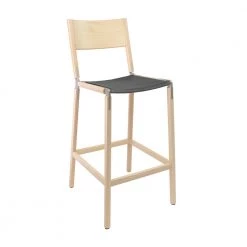 Fyrn SEATING Stanyan - Maple, Matte Silver, PVT Leather, Seat Only, Lava