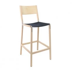 Fyrn Stanyan - Maple, Matte Silver, SN Leather, Seat Only, Night SEATING