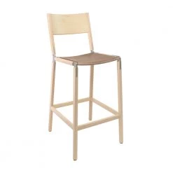 Fyrn Stanyan - Maple, Matte Silver, SN Leather, Seat Only, Sand