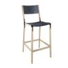 Fyrn SEATING Stanyan - Natural Oak, Black, SN Leather, Seat & Back, Night