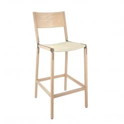 Fyrn SEATING Stanyan - Natural Oak, Copper Bronze, SN Leather, Seat Only, Ivory