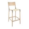 Fyrn Stanyan - Natural Oak, Graphite, SN Leather, Seat Only, Ivory