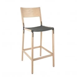 Fyrn Stanyan - Natural Oak, Graphite, PVT Leather, Seat Only, Lava SEATING