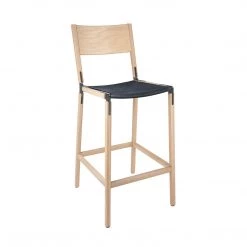 Fyrn Stanyan - Natural Oak, Graphite, PVT Leather, Seat Only, Night