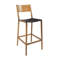 Fyrn Stanyan - Oxidized Oak, Black, SN Leather, Seat Only, Coal