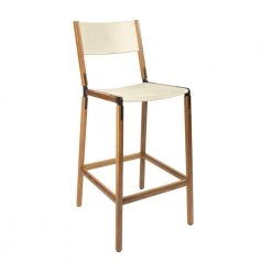 Fyrn SEATING Stanyan - Oxidized Oak, Black, SN Leather, Seat And Back, Ivory