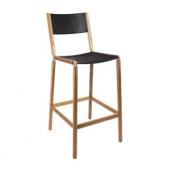 Fyrn Stanyan - Oxidized Oak, Copper Bronze, SN Leather, Seat And Back, Coal SEATING