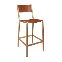 Fyrn Stanyan - Oxidized Oak, Copper Bronze, SN Leather, Seat And Back, Rust