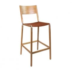 Fyrn Stanyan - Oxidized Oak, Copper Bronze, PVT Leather, Seat Only, Rust