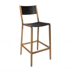 Fyrn Stanyan - Oxidized Oak, Graphite, PVT Leather, Seat & Back, Coal