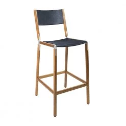 Fyrn Stanyan - Oxidized Oak, Matte Silver, PVT Leather, Seat And Back, Night SEATING