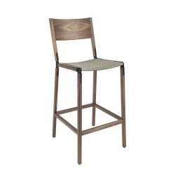 Fyrn Stanyan - Black Walnut, Black, SN Leather, Seat Only, Stone SEATING