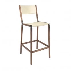 Fyrn Stanyan - Black Walnut, Graphite, SN Leather, Seat & Back, Ivory SEATING