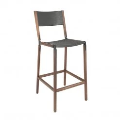 Fyrn Stanyan - Black Walnut, Graphite, PVT Leather, Seat & Back, Lava