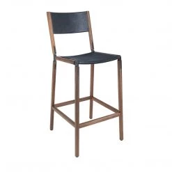 Fyrn SEATING Stanyan - Black Walnut, Graphite, SN Leather, Seat & Back, Night