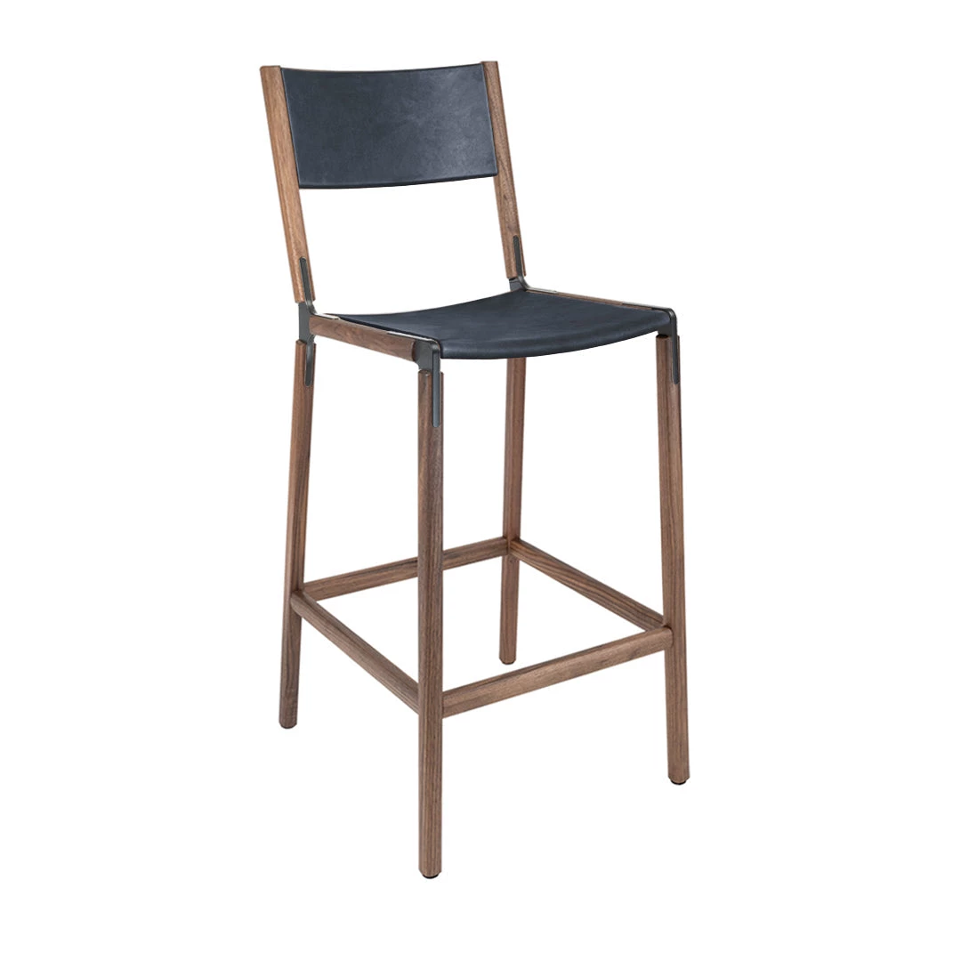 Fyrn SEATING Stanyan - Black Walnut, Graphite, SN Leather, Seat & Back, Night 3 Fyrn SEATING Stanyan - Black Walnut, Graphite, SN Leather, Seat & Back, Night