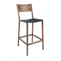 Fyrn Stanyan - Black Walnut, Graphite, PVT Leather, Seat Only, Night SEATING