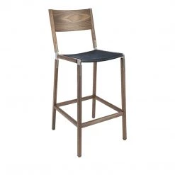 Fyrn Stanyan - Black Walnut, Matte Silver, SN Leather, Seat Only, Night SEATING